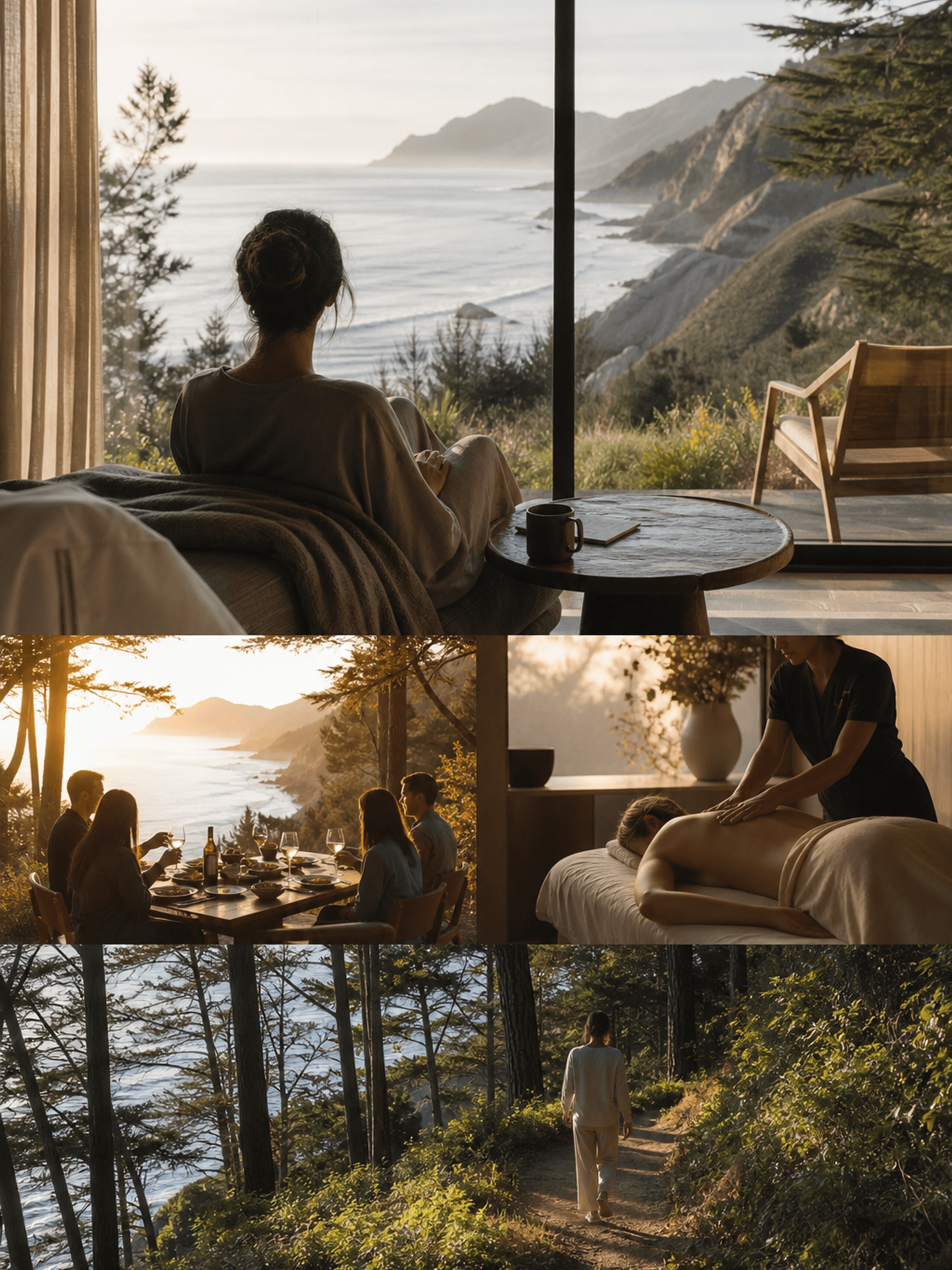 What a stay at Aster House feels like, seen through its quiet coastal environment